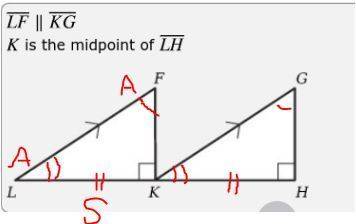 Which theorem proves that these two triangles are congruent?  (need a fast answer )
