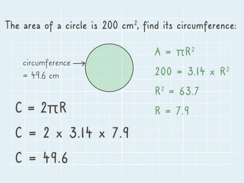 The radius of a circle is increasing at a constant rate of 0.2 meters per second. what is the rate i