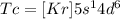 Tc=[Kr]5s^14d^6
