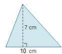 The triangle will be enlarged by a scale factor of 10. mc018-1.jpg what will be the area of the new