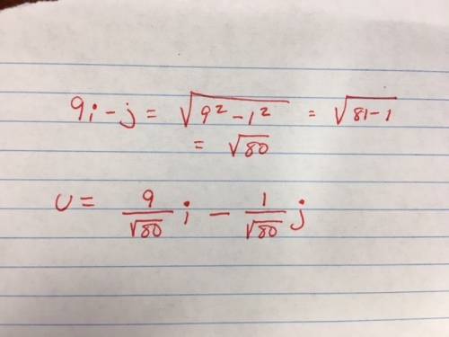 Q7 q7.) find the unit vector in the same direction as v.