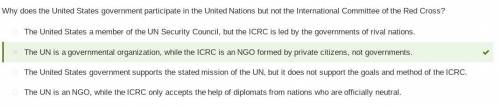 Why does the united states government participate in the united nations but not the international co