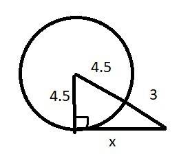 Find x. round to the nearest tenth if necessary. assume that segments that appear to be tangent are