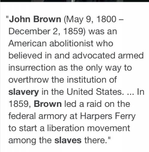 What did john brown try to do to end slavery
