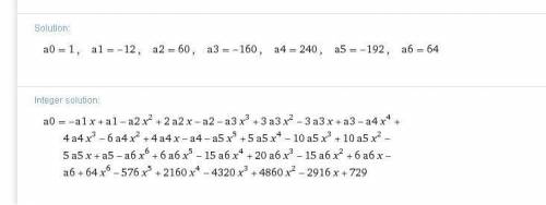 Let (2x-3)^6= a0+ a1(x-1)^1 + a2(x-1)^2 + a3(x-1)^3 +(x-1)^6. fond the value of a4.
