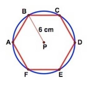 Aregular hexagon is inscribed in a circle as shown determine the measure of fe