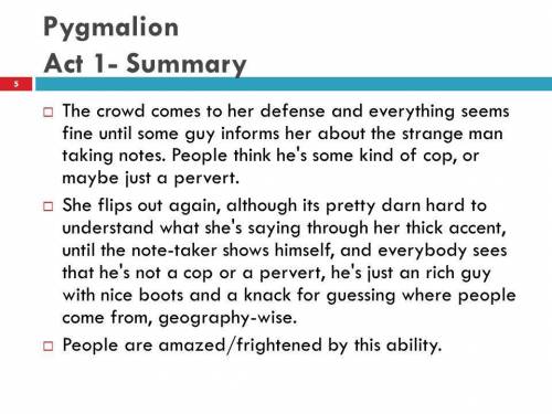 Pygmalion  how does higgins’s ego affect his point of view and create irony in his statement in exce