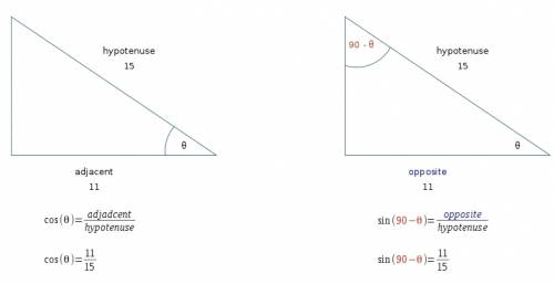 Let cosα = sinβ = 0.8957 and let 0° ≤ β ≤ 90°. if α = 26.4°, what is the value, in degrees, of angle