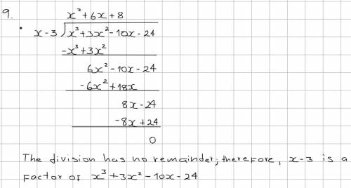 Divide using long division. check your answers. 1. (x 3 – 13x 2 + 7x – 48) ÷ (x 2 + 3) 3. (x 3 + 5x