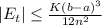 |E_t|\leq\frac{K(b-a)^3}{12n^2}