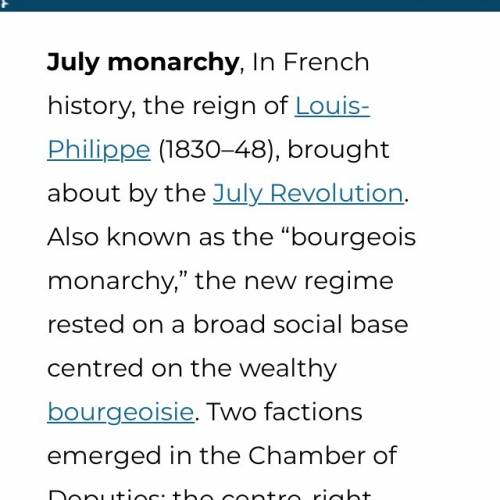 The july revolution occurred because the french constitution was rejected by which king?