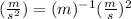 (\frac{m}{s^2}) = (m)^{-1} ( \frac{m}{s} )^2