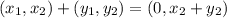 (x_1,x_2)+(y_1,y_2)=(0,x_2+y_2)