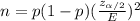 n=p(1-p)(\frac{z_{\alpha/2}}{E})^2