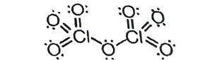 Be sure to answer all parts. dichlorine heptaoxide, cl2o7, can be viewed as two clo4 groups sharing