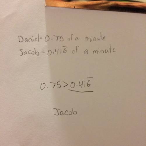 15 !   !   solve with exact numbers instead of just converting denominator/s.  at a track meet, jaco
