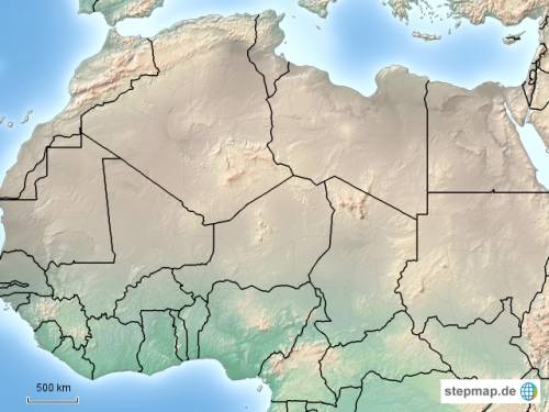 Why doesn't the amount of land area occupied by sudan and algeria countries mean they contain huge p
