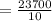 = \frac{23700}{10}