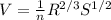 V=\frac{1}{n}R^{2/3}S^{1/2}
