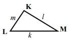 △klm has k&gt; l&gt; m. which angle of the triangle may measure 60°?