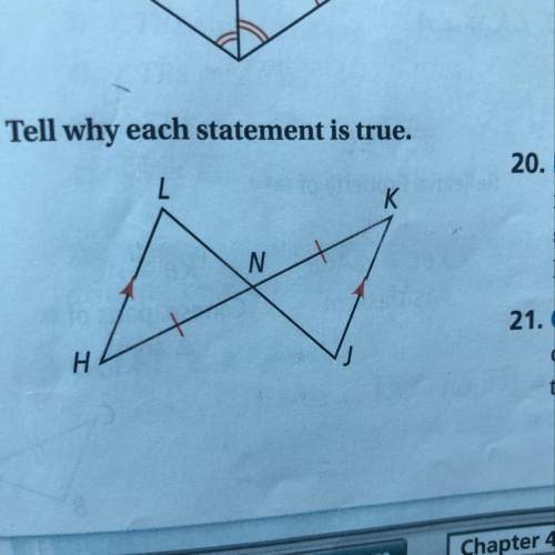 Why is angle h congruent to angle k