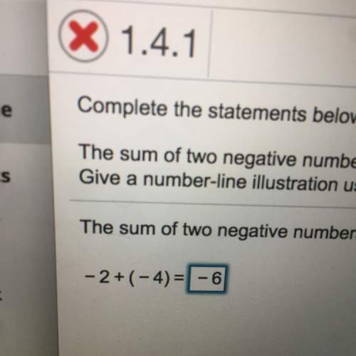 What is negative two plus negative four equal