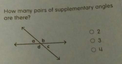 How many pairs of supplementray angles ate there?