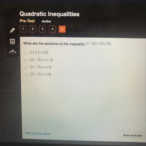 What are the solutions to the inequality?
