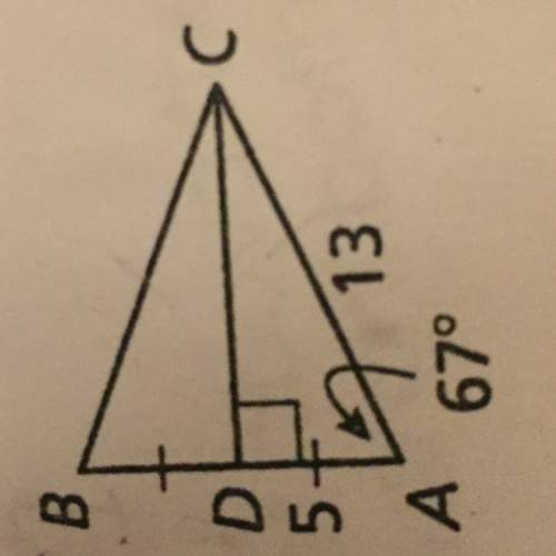 What is the height of this triangle between c and d