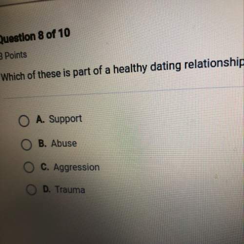 Which of these is apart of a healthy dating relationship