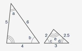 Plz fast will mark brainliesttwo similar triangles are shown below: which two sets of angles are