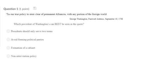 Correct answer only ! 'tis our true policy to steer clear of permanent alliances, with any portion