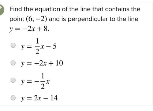 Find the equation on the line that contains the point