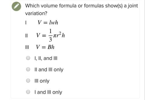 Which formula shows a joint variation?
