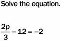 Solve the equation in the image. 10