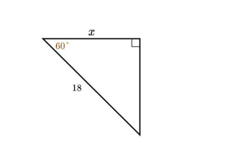 Find the value of x in the triangle shown ? use the triangle to answer the question a. 3 b. 5 c.