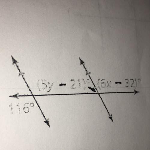 Geometry ! find the values of x and y