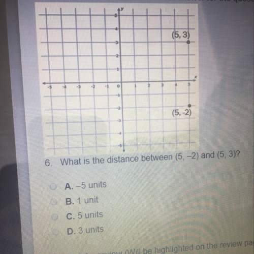 What is the distance between (5,-2) and (5,3)