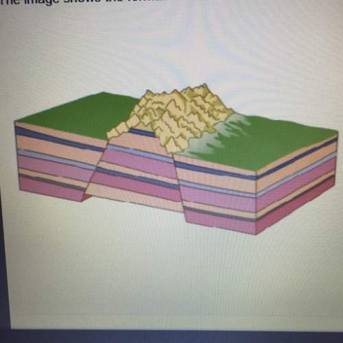The image shows formation of a fault-block mountain. which statements best explain the formation of