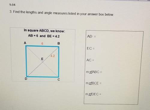Find the lengths and angle measures listed in your answer box below