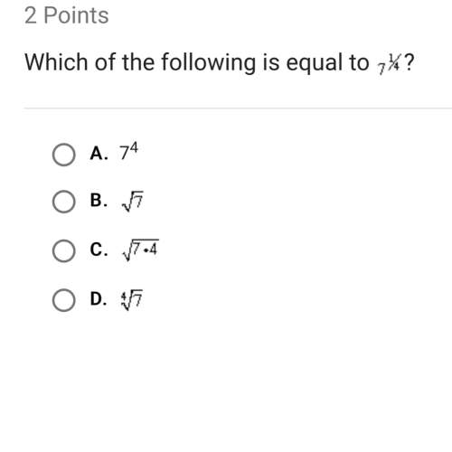 Which of the following is equal to 7 1/4? show work. .