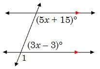 Use the diagram below to answer questions 4-5 4. what is the value of x? a. 24 b. 9 c. 21 d. 14 5.