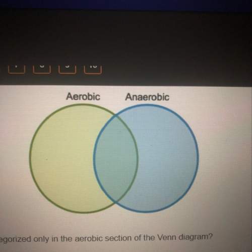 The venn diagram compares aerobic respiration and anaerobic respiration. which statement should be c