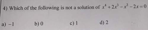 Ineed to know the answer to this algebra question.