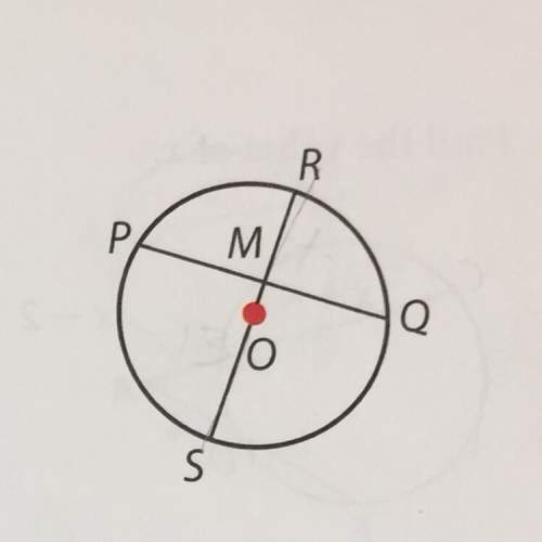 #7. m is the midpoint of pq, the diameter of the circle o is 13in. and rm = 4in. find pm find pq