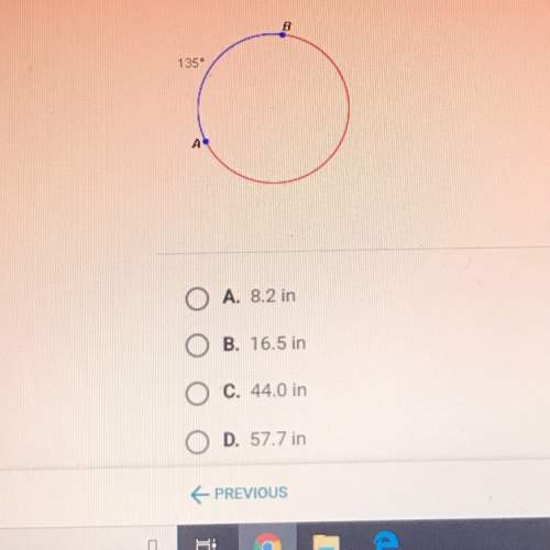 The radius of the circle shown below is 7 inches what is the approximate length of ab?