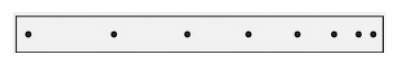 Which statement best describes the motion of the dots? a) they are slowing down because less distan