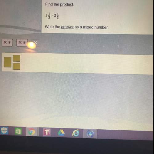 What’s the answer as a mixed number