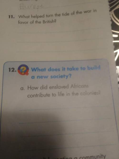 How did enslaved africans can review to their life's in the colony