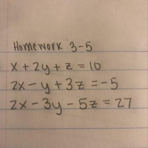 How do i solve this systems of three equations problem?